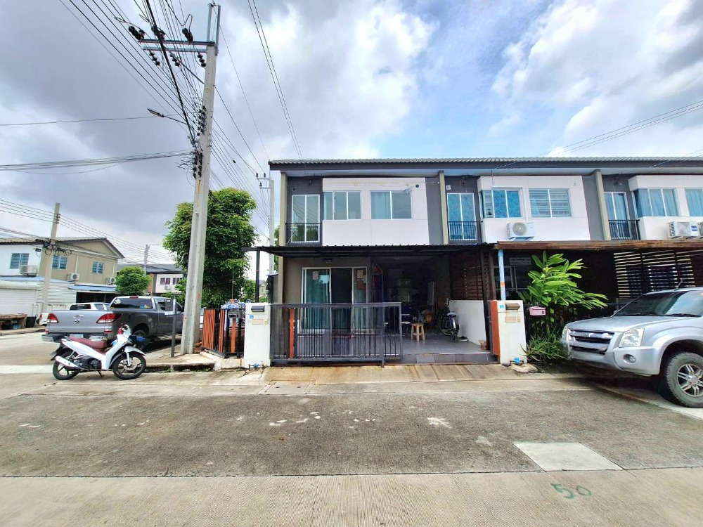 For SaleTownhomeSamut Prakan,Samrong : Pruksa 126 Theparak, Kingkaew, price 2.59 million, corner house, beginning of project