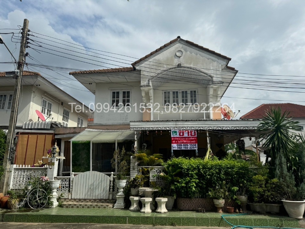 For SaleHouseNonthaburi, Bang Yai, Bangbuathong : 🏡Urgent sale, semi-detached house, Buriram Village, Soi Wat Phra Ngoen, warm atmosphere, lovely homeowner