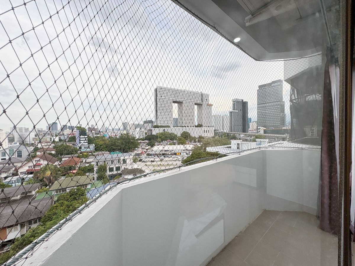 ขายคอนโดเกษตรศาสตร์ รัชโยธิน : ห้องใหญ่ 38 ตารางเมตรคอนโดติดรถไฟฟ้า สถานีรัชโยธิน เฟอร์ครบ พร้อมอยู่ วิวโล่ง ถูก  2.15 ลบ.    (P-431)