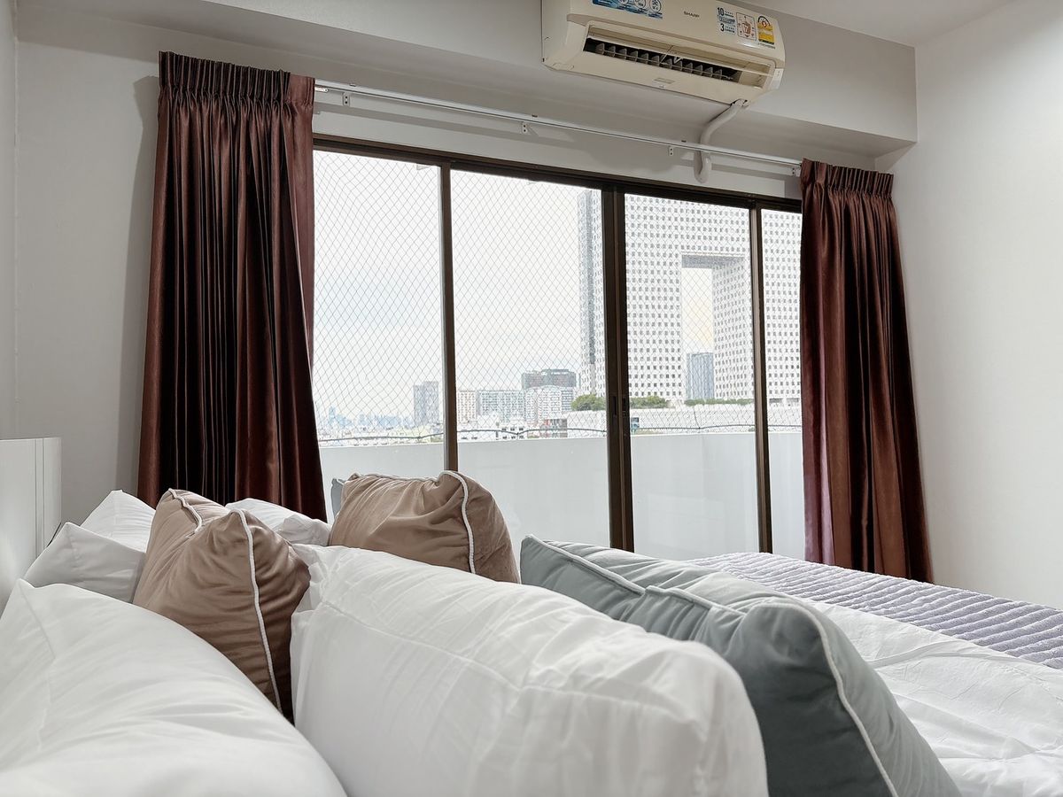 ขายคอนโดเกษตรศาสตร์ รัชโยธิน : ห้องใหญ่ 38 ตารางเมตรคอนโดติดรถไฟฟ้า สถานีรัชโยธิน เฟอร์ครบ พร้อมอยู่ วิวโล่ง ถูก  2.15 ลบ.    (P-431)