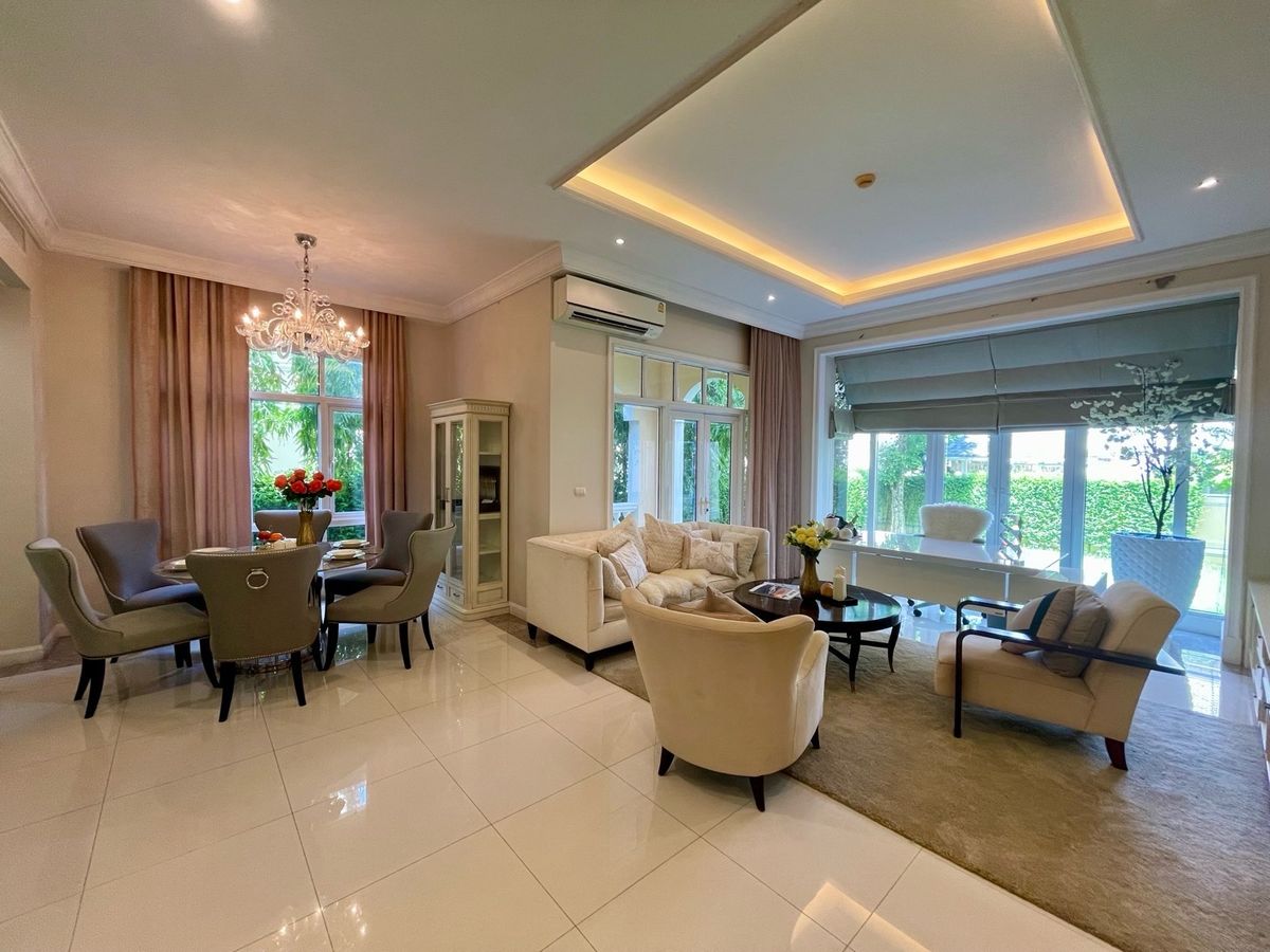 ขายบ้านเกษตร นวมินทร์ ลาดปลาเค้า : บ้านเดี่ยวหรูหลังใหญ่ในหมู่บ้านเดอะ รอยัล เรสซิเดนซ์ ทำเลเกษตร–นวมินทร์ ติดวิลล่า มาร์เก็ต