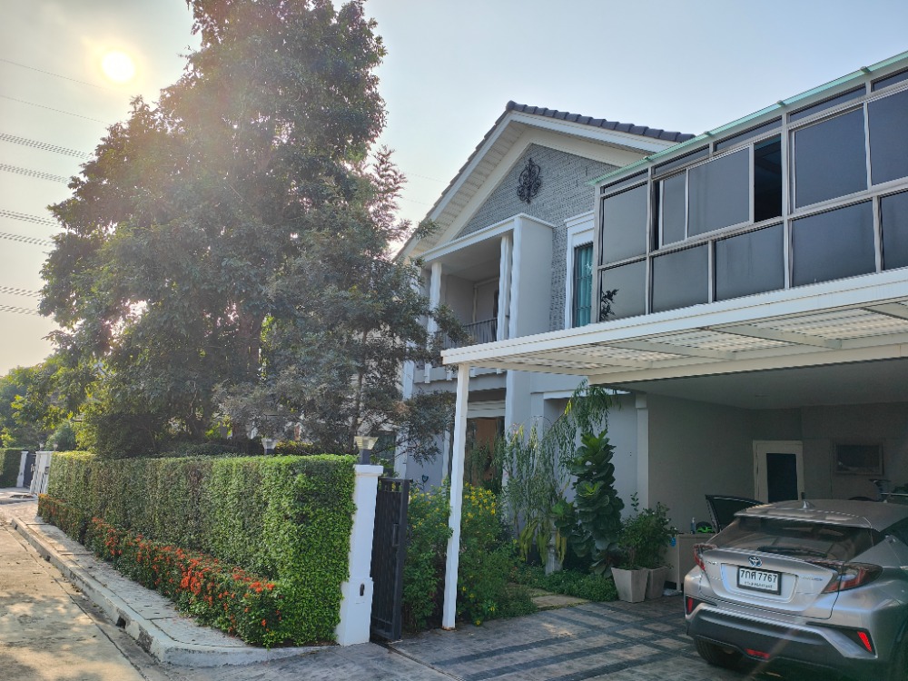 For RentHouseMin Buri, Romklao : For sale/rent Perfect Residence Krungthep Kreetha-Rama Klao, good location, high privacy, there are 39 units in the village.