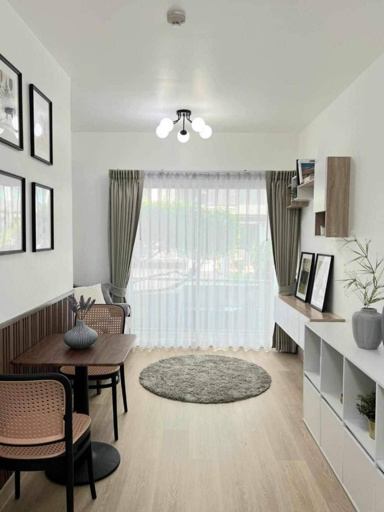For SaleCondoOnnut, Udomsuk : Beautifully decorated room ready to serve, relaxing garden view, installment starts at only 6,xxx/month