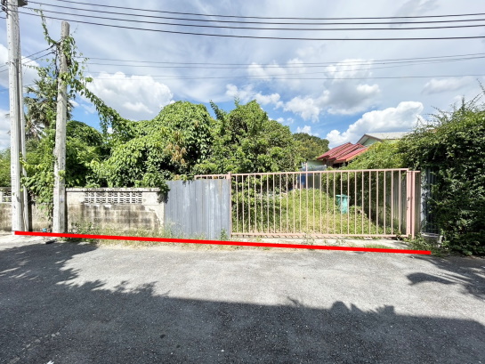 ขายที่ดินเลียบทางด่วนรามอินทรา : ขายที่ดินคลองลำเจียก 29 เนื้อที่ 100 ตร.ว ที่ดินสวยถมแล้ว ขายราคาถูก ใกล้ทางด่วนฉลองรัช ถนนเกษตรนวมินทร์ เพียง 500 เมตร