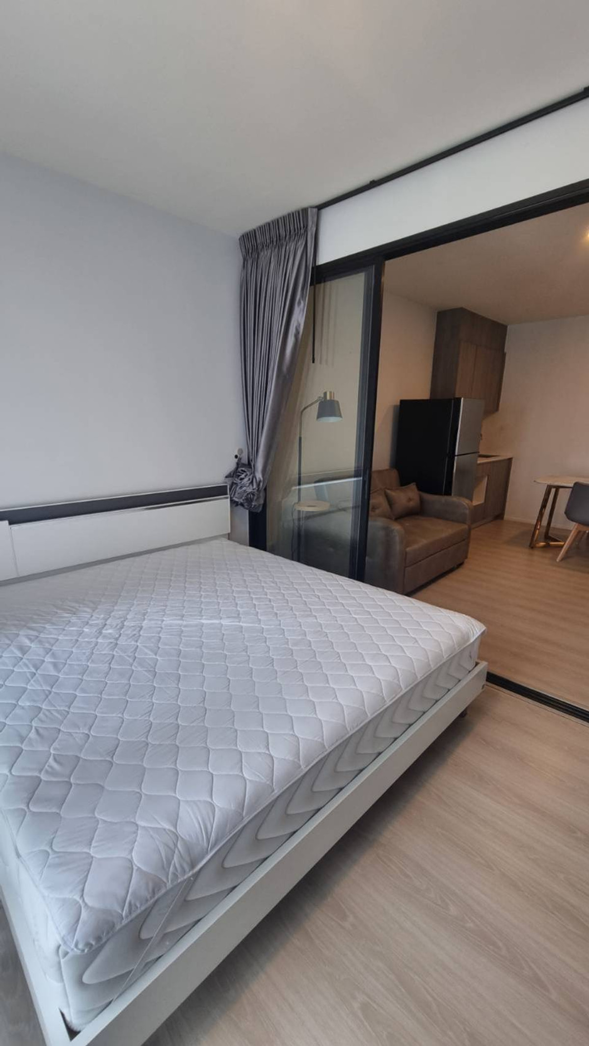 For RentCondoBangna, Bearing, Lasalle : Beautiful room, ready to move in, next to Mega Bangna, good view 