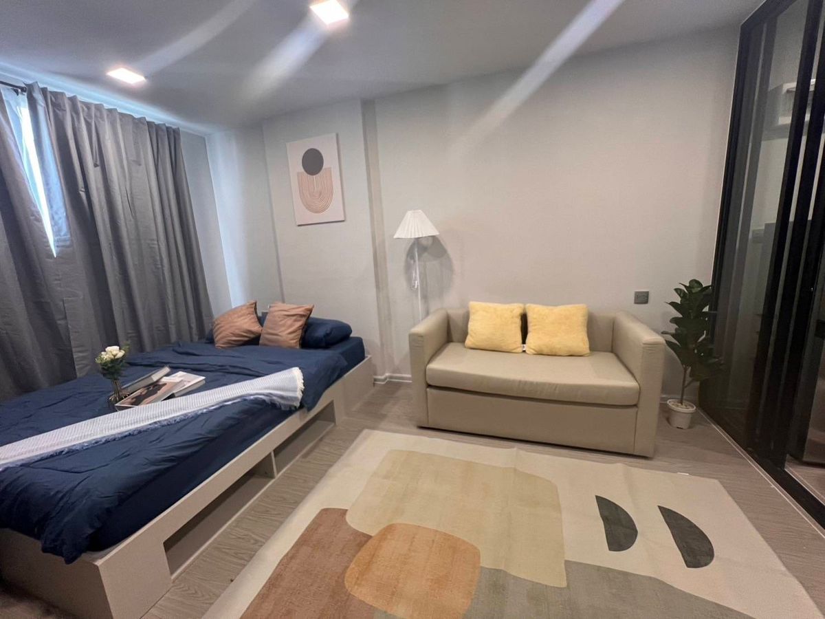 For RentCondoOnnut, Udomsuk : 🍀Condo for rent Atmoz Oasis Onnut near MRT Srinakarin, 1 bedroom, beautiful room, fully furnished, rent only 11000-