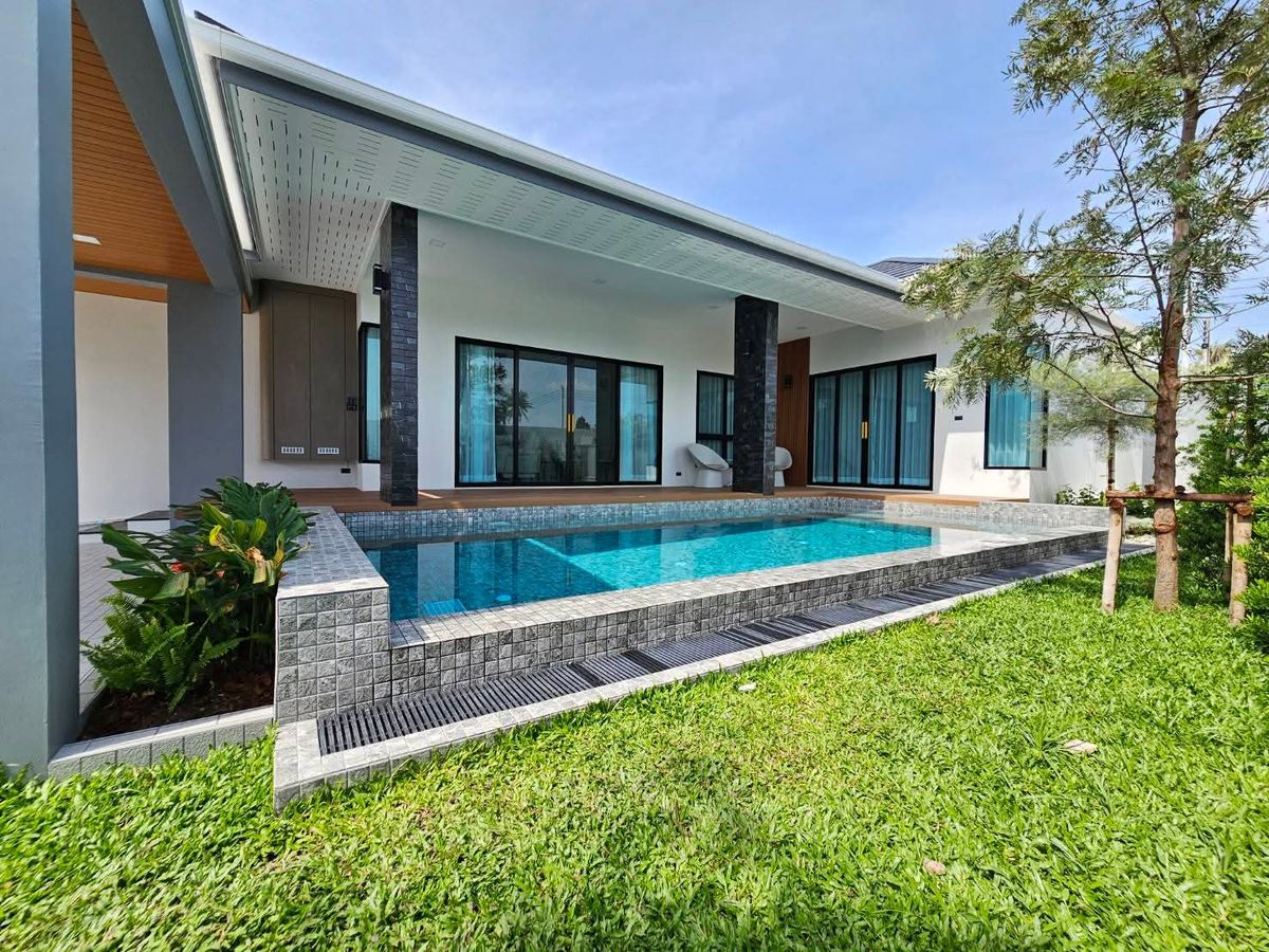 For SaleHouseHuahin, Prachuap Khiri Khan, Pran Buri : New Pool Villa in Hua Hin