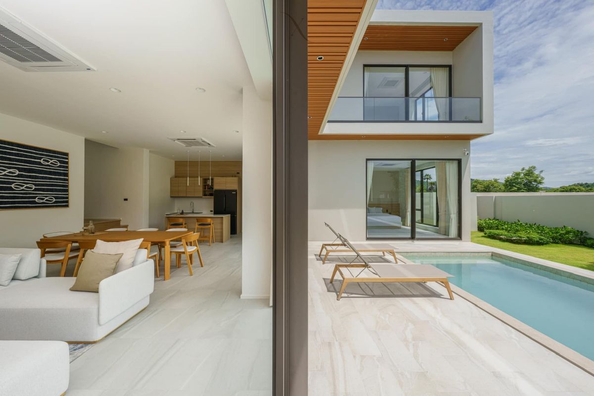 ขายบ้านหัวหิน ประจวบคีรีขันธ์ : บ้านโมเดิร์นสวยหรูพร้อมเข้าอยู่ เดอะดีเทลเขาเต่า ราคาโปรโมชั่น 19.9 ล้านบาท