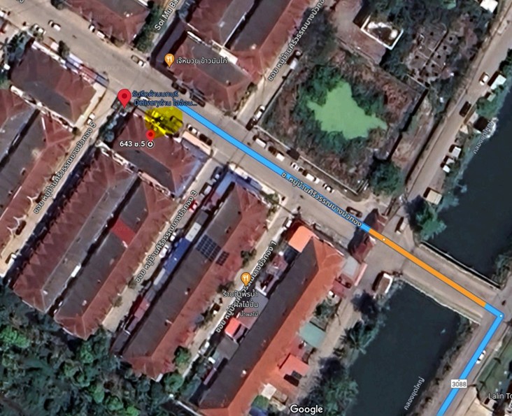 ให้เช่าทาวน์โฮมนนทบุรี บางใหญ่ บางบัวทอง : ให้เช่าทาวน์เฮ้าส์2ชั้น  อยู่ด้านหน้าหมู่บ้าน ศิริวรรณ-ชวนชม บางบัวทอง