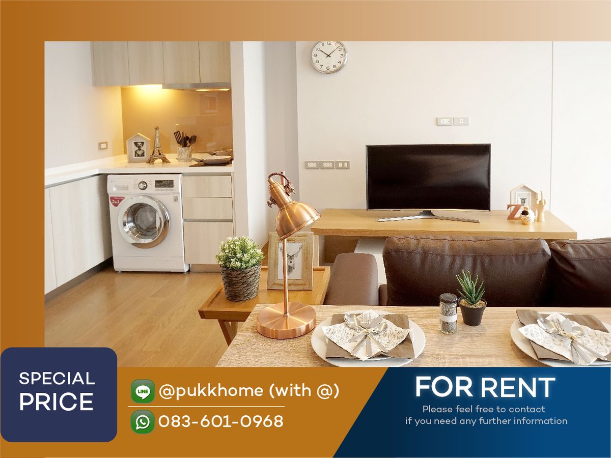 For RentCondoSukhumvit, Asoke, Thonglor : The Lumpini 24 |  1 BEDROOM ✨ 38 sqm ✨ 📞 Line : @pukkhome (with @)