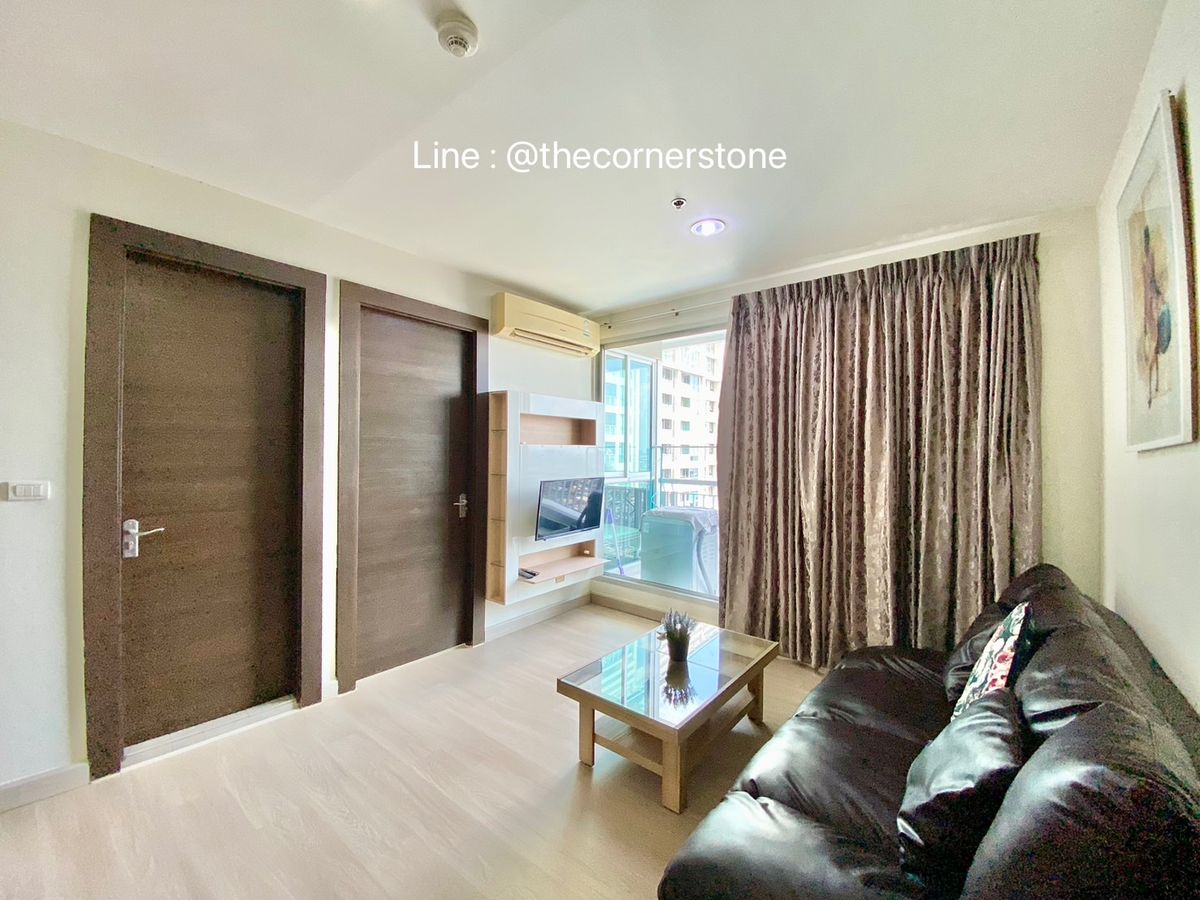 For RentCondoRatchadapisek, Huaikwang, Suttisan : Newly Renovated Room, ready to move in, Rhythm Ratchada, beautiful room, very good price, 1 bedroom, 1 bathroom, high floor, good location, near MRT Ratchada (No.250224)