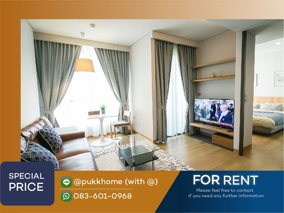 ให้เช่าคอนโดสุขุมวิท อโศก ทองหล่อ : The Lumpini 24  | 1 Bedroom  38 sqm  มีหลายห้องนะคะ  📞 Line : @pukkhome (with @)