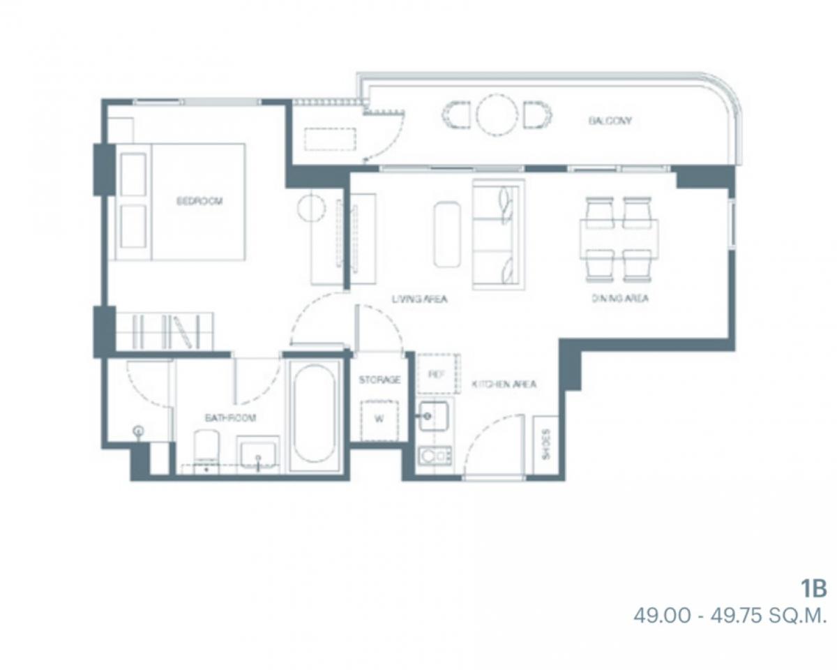 For SaleCondoPhuket : 1 Bed 49 Sqm‼️ Beautiful plan with bathtub, Building A, near the pool, best price‼️