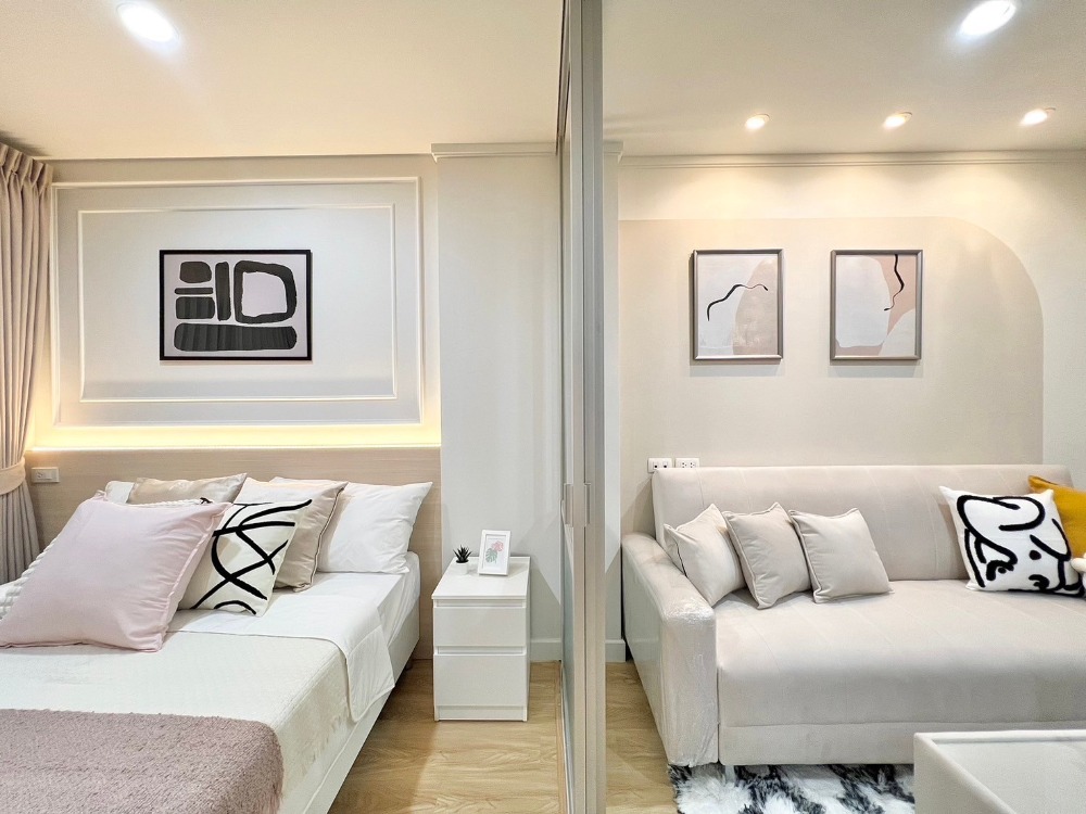 ขายคอนโดพัฒนาการ ศรีนครินทร์ : RB002 ห้องรีโนเวท MINIMAL MUJI จัดเต็มวิวโล่งงงง