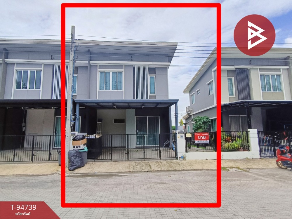 For SaleTownhomeLadkrabang, Suwannaphum Airport : Townhouse for sale, Pruksa Ville Village, Lat Krabang-Pracha Phatthana, Bangkok