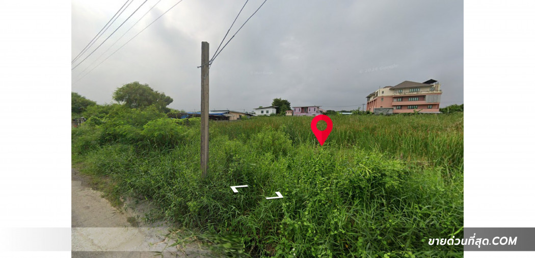 For SaleLandOnnut, Udomsuk : Land for sale, beautiful plot of land for sale, Soi On Nut 66, area 91 sq m.