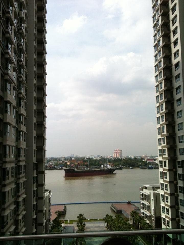 For SaleCondoRama3 (Riverside),Satupadit : Urgent sale, corner room, very beautiful view, cheap installment 8,xxx, Lumpini Park Condo, Rama 3 Riverside