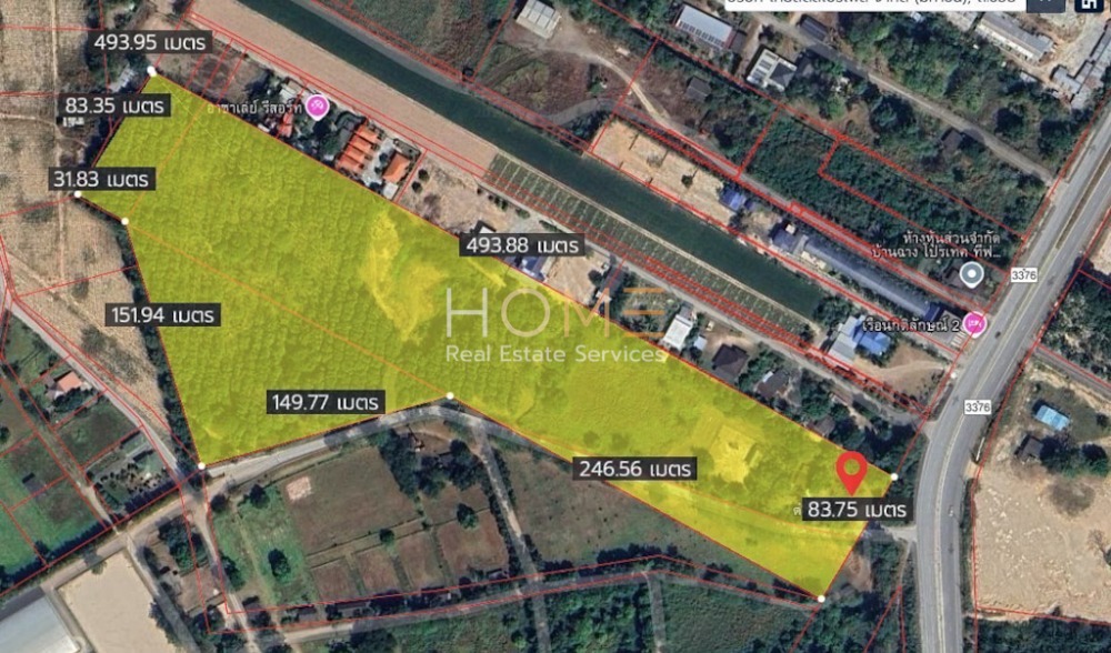 For SaleLandRayong : Land Phana Nikhom Phang Muang Lai next to road 3376 / (SALE) NEWC255