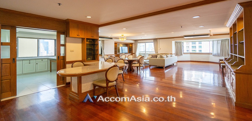ให้เช่าคอนโดสุขุมวิท อโศก ทองหล่อ : 🔼🔽 AccomA 3 Bedrooms Condominium for Rent in Sukhumvit, Bangkok near BTS Phrom Phong at Baan Suan Petch (26977)