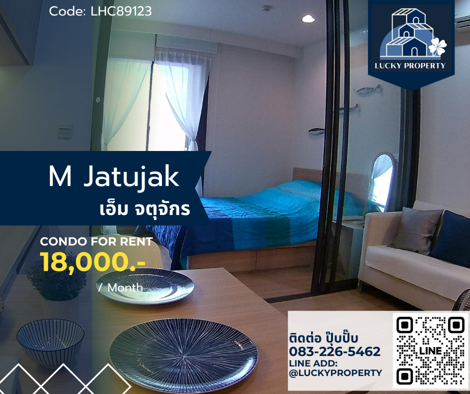 For RentCondoSapankwai,Jatujak : For Rent 🏙️M Jatujak I M Jatujak 🛌 1 bed28 sq.m. BTS Mochit