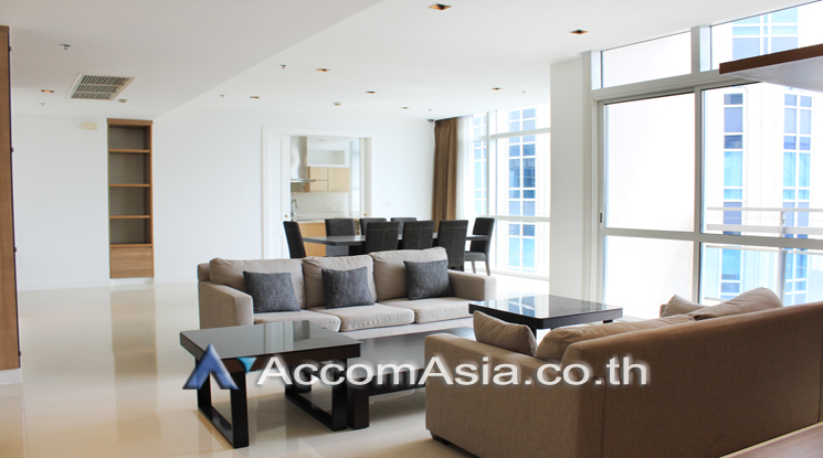 For RentCondoWitthayu, Chidlom, Langsuan, Ploenchit : 🔼🔽 AccomA  Fully Furnished | 4 Bedrooms Condominium for Rent in Ploenchit BTS Ploenchit at Athenee Residence (13002358)