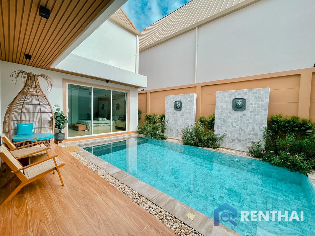 For SalePattaya, Bangsaen, Chonburi : New Japanese style pool villa Pool Villa Pattaya