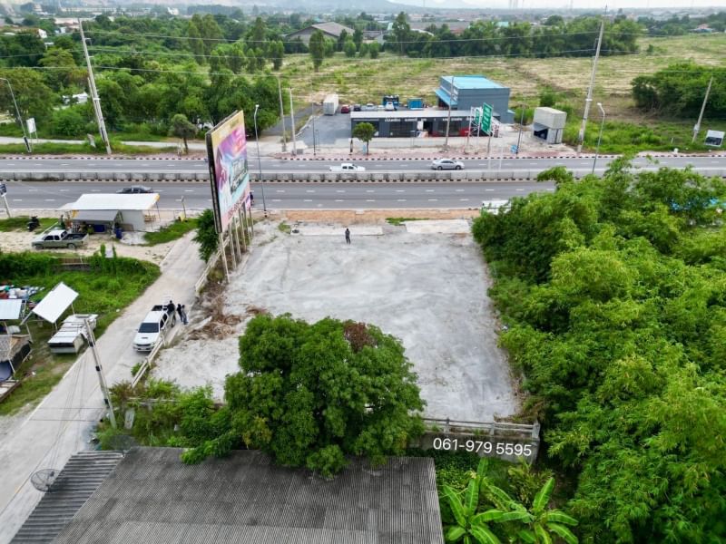 For SaleLandPattaya, Bangsaen, Chonburi : Urgent sale! Land on the main road, Khao Lam, Bangsaen inbound, Chonburi