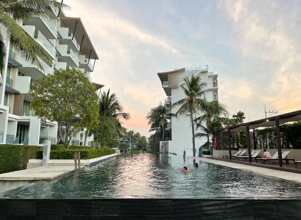 ขายคอนโดหัวหิน ประจวบคีรีขันธ์ : ขายคอนโดมิเนียม ห้องสวยหัวมุม โครงการ โอกาส หัวหิน