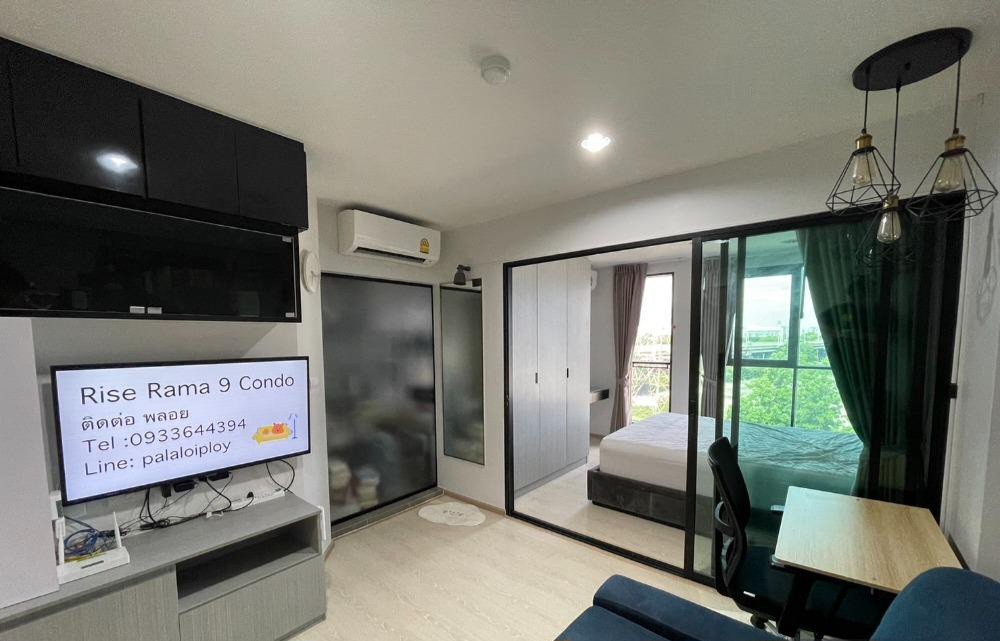 For SaleCondoRama9, Petchburi, RCA : S-RISE124 Condo for sale, Rise Rama 9, 6th floor, Building D, city view, 28.93 sq m., 1 bedroom, 1 bathroom, 2.4 million, 064-959-8900