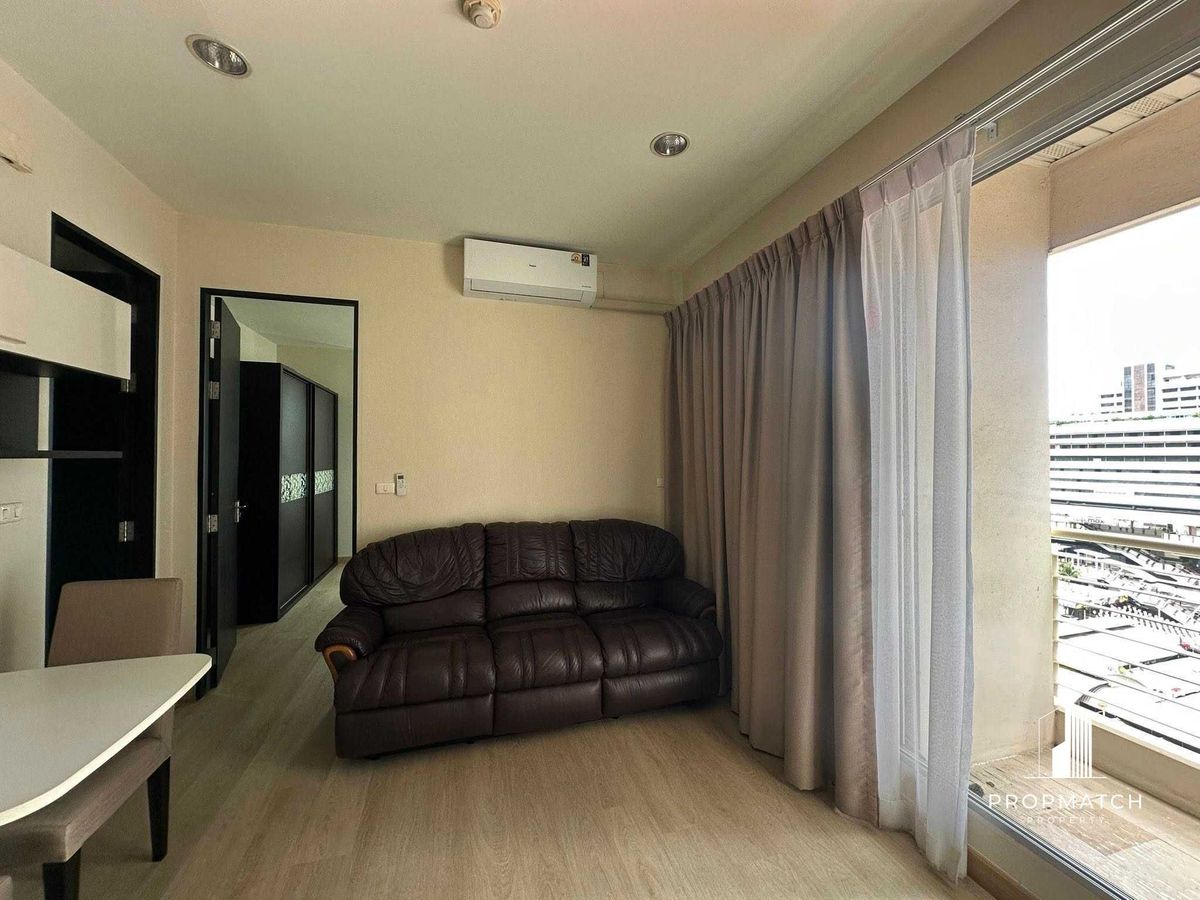 ให้เช่าคอนโดราชเทวี พญาไท : ✨Flash Deal ✨Baan Klang Krung Siam - Pathumwan (1Bed1Bath48.5SQM.)แต่งครบพร้อมอยู่ !! เพียง  22,000 บาทต่อเดือน Tel.0981315848 @propmatch