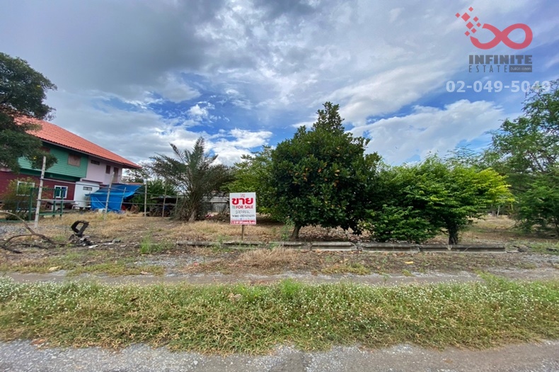 ขายที่ดินเกษตร นวมินทร์ ลาดปลาเค้า : ขายที่ดินเปล่า 100 ตารางวา ถนนบางบัวทอง - สุพรรณบุรี ลาดหลุมแก้ว ปทุมธานี