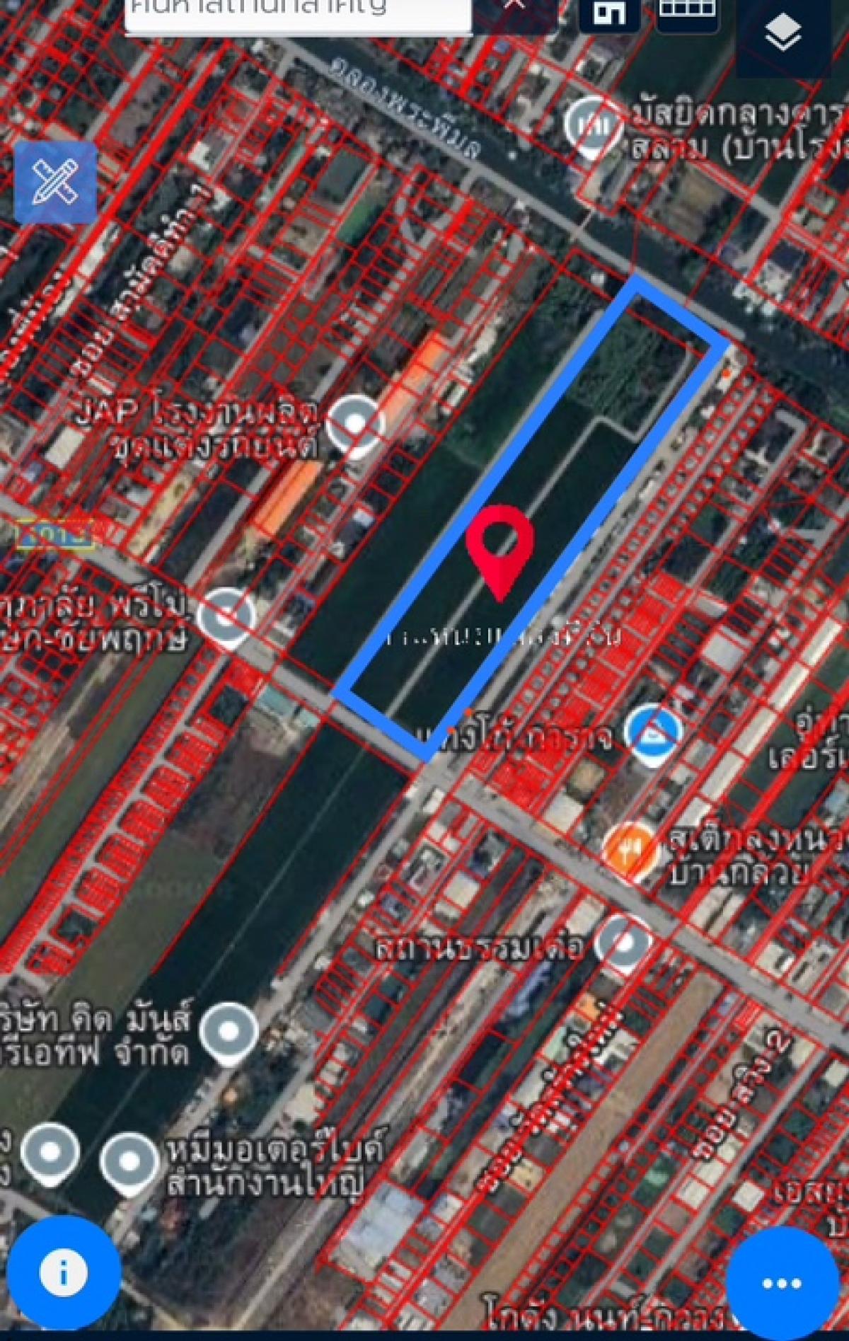 For SaleLandNonthaburi, Bang Yai, Bangbuathong : Selling the cheapest land in the area✅ Beautiful large plot, rectangular shape, 28 rai, 2 ngan, 11.7 sq.wa. Selling price 6.5 million baht per rai. Selling the whole plot (16,250 baht per sq.wa)