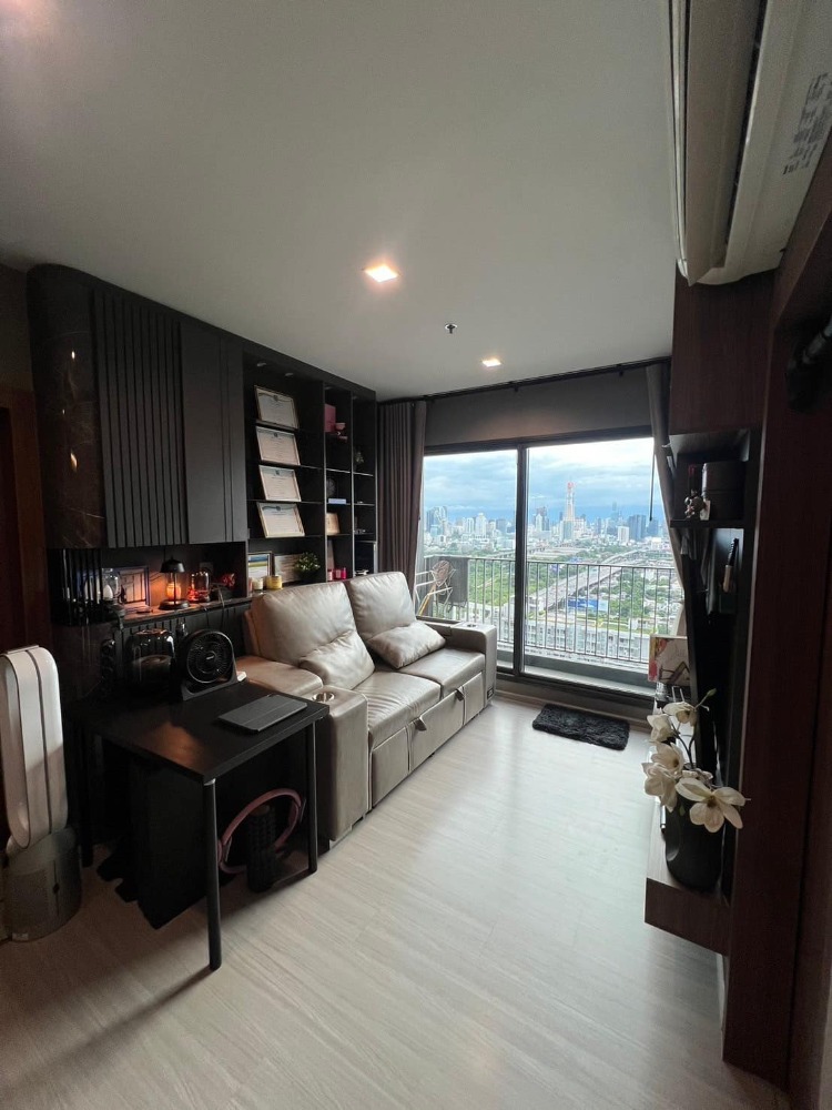 For SaleCondoRama9, Petchburi, RCA : Condo for sale Life Asoke-Rama 9, high floor, open view, 2 bedrooms, fully furnished, ready to move in, near MRT Rama 9, only 300 m.