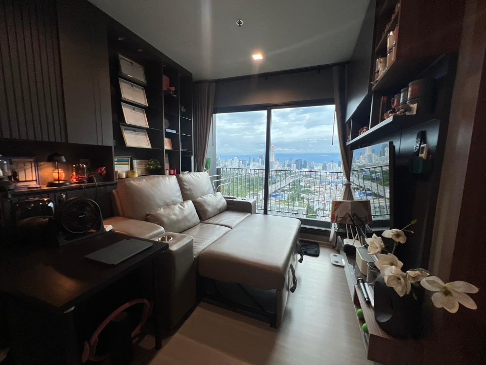 For SaleCondoRama9, Petchburi, RCA : Condo for sale Life Asoke-Rama 9, high floor, open view, 2 bedrooms, fully furnished, ready to move in, near MRT Rama 9, only 300 m.