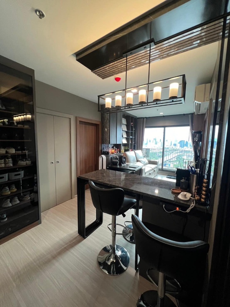 For SaleCondoRama9, Petchburi, RCA : Condo for sale Life Asoke-Rama 9, high floor, open view, 2 bedrooms, fully furnished, ready to move in, near MRT Rama 9, only 300 m.