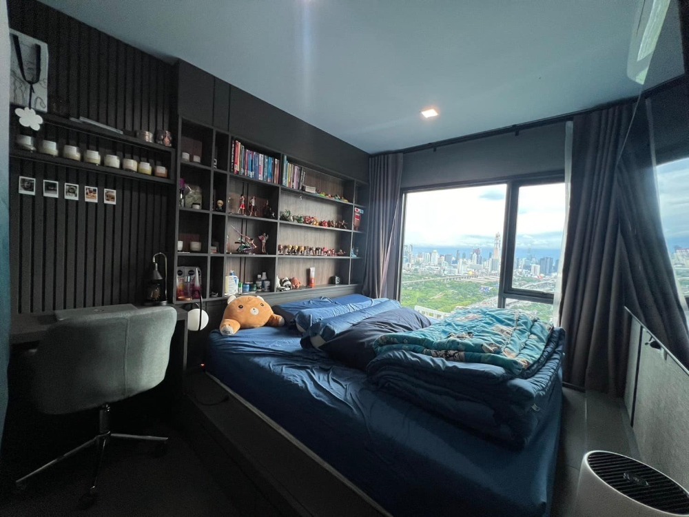 For SaleCondoRama9, Petchburi, RCA : Condo for sale Life Asoke-Rama 9, high floor, open view, 2 bedrooms, fully furnished, ready to move in, near MRT Rama 9, only 300 m.