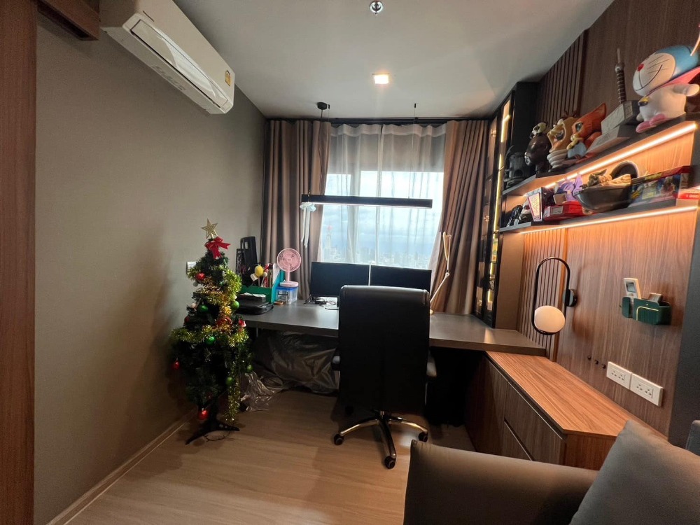 For SaleCondoRama9, Petchburi, RCA : Condo for sale Life Asoke-Rama 9, high floor, open view, 2 bedrooms, fully furnished, ready to move in, near MRT Rama 9, only 300 m.