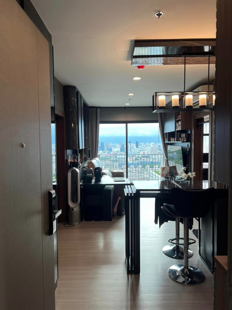 For SaleCondoRama9, Petchburi, RCA : Condo for sale Life Asoke-Rama 9, high floor, open view, 2 bedrooms, fully furnished, ready to move in, near MRT Rama 9, only 300 m.