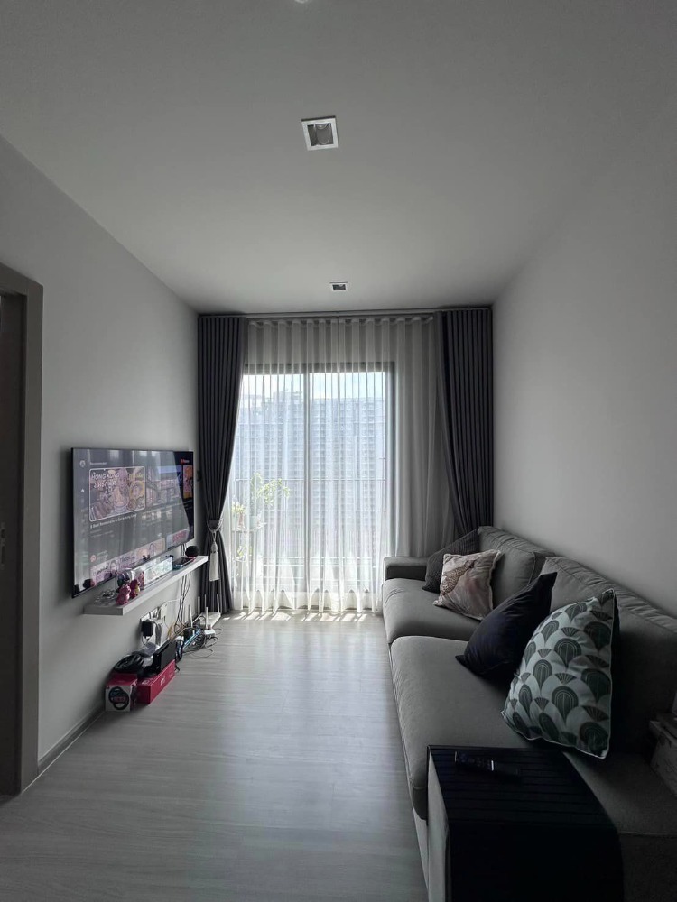 For SaleCondoRama9, Petchburi, RCA : Condo for sale Life Asoke-Rama 9, high floor, corner room, 2 bedrooms, fully furnished, ready to move in, near MRT Rama 9