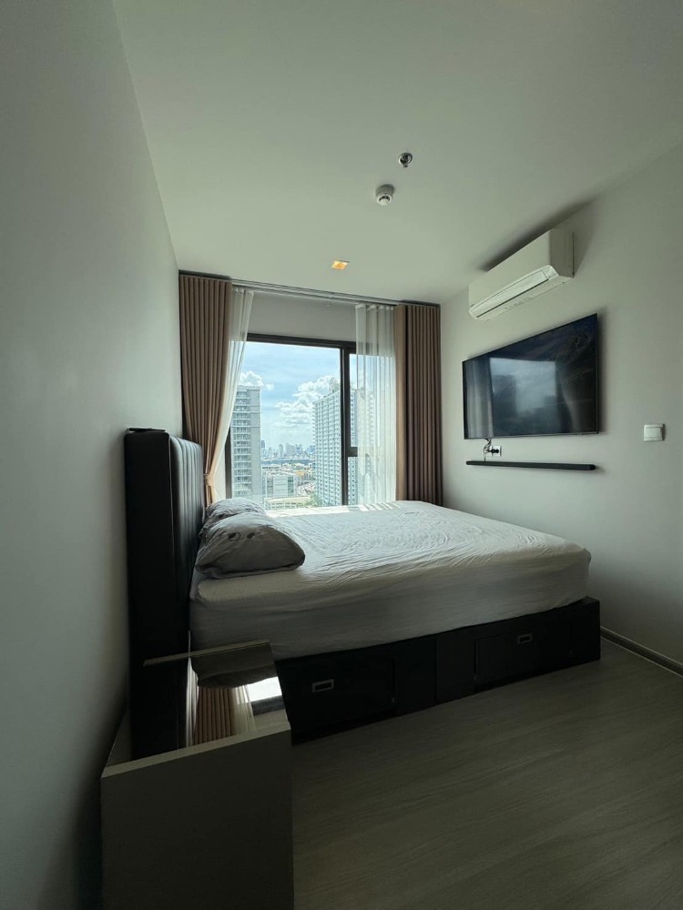 For SaleCondoRama9, Petchburi, RCA : Condo for sale Life Asoke-Rama 9, high floor, corner room, 2 bedrooms, fully furnished, ready to move in, near MRT Rama 9