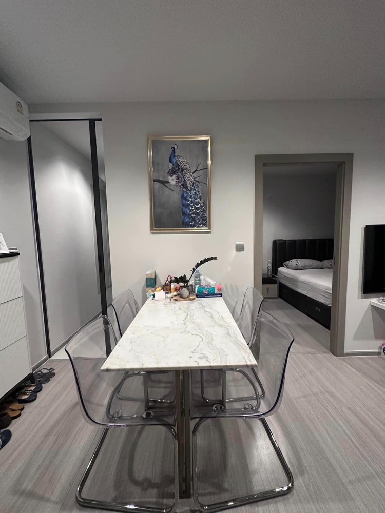 For SaleCondoRama9, Petchburi, RCA : Condo for sale Life Asoke-Rama 9, high floor, corner room, 2 bedrooms, fully furnished, ready to move in, near MRT Rama 9