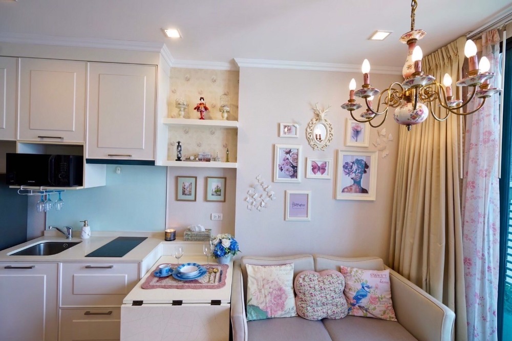 ให้เช่าคอนโดอ่อนนุช อุดมสุข : Q House Sukhumvit 79 ห้องแต่งสวย ชั้นสูง 14,000 per month