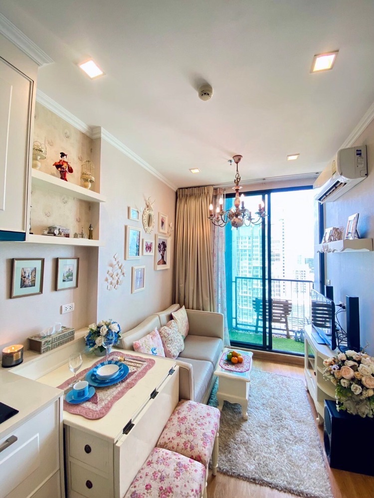 ให้เช่าคอนโดอ่อนนุช อุดมสุข : Q House Sukhumvit 79 ห้องแต่งสวย ชั้นสูง 14,000 per month