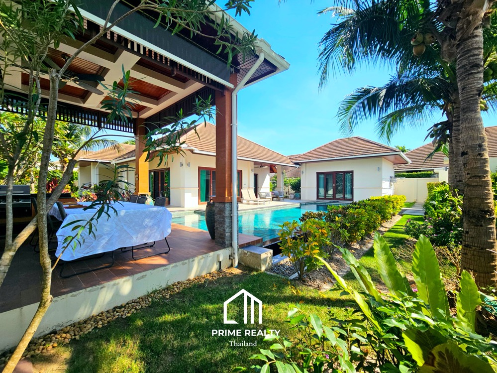 For SaleHouseHuahin, Prachuap Khiri Khan, Pran Buri : Modern Pool Villa for Investment