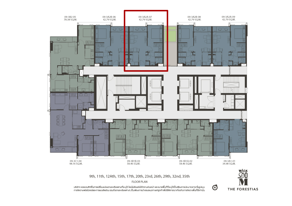 For SaleCondoBangna, Bearing, Lasalle : Pets allowed For Sale Whizdom The Forestias (Petopia) North facing, only one wall attached to neighbor's room, very private @6.19 MB