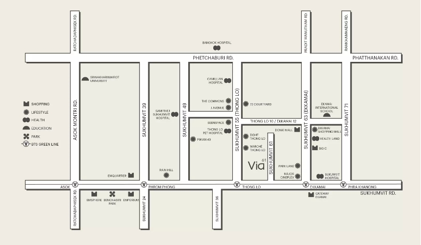 For SaleCondoOnnut, Udomsuk : Pet allowed! 1 Bed Via 61 Thonglor-Ekamai close to BTS Ekkamai Station Contact : Nokki3z