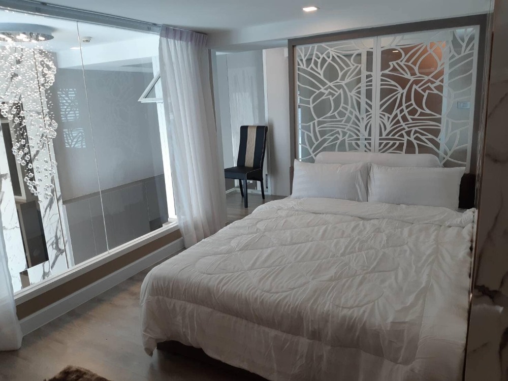 ขายคอนโดอ่อนนุช อุดมสุข : ขายคอนโด The Sky Sukhumvit ห้อง 2 ชั้น(Moff) ชั้นสูง แต่งครบพร้อมอยู่ ใกล้ BTS อุดมสุข