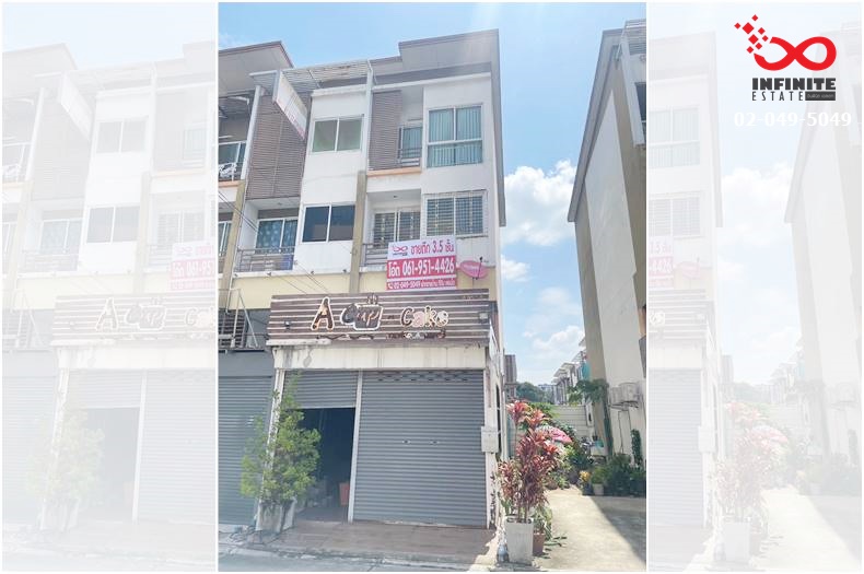 ขายทาวน์โฮมนวมินทร์ รามอินทรา : ขายทาวน์โฮม 3.5 ชั้น หมู่บ้านปริญสิริ (ซิกเนเจอร์) รามอินทรา-วัชรพล