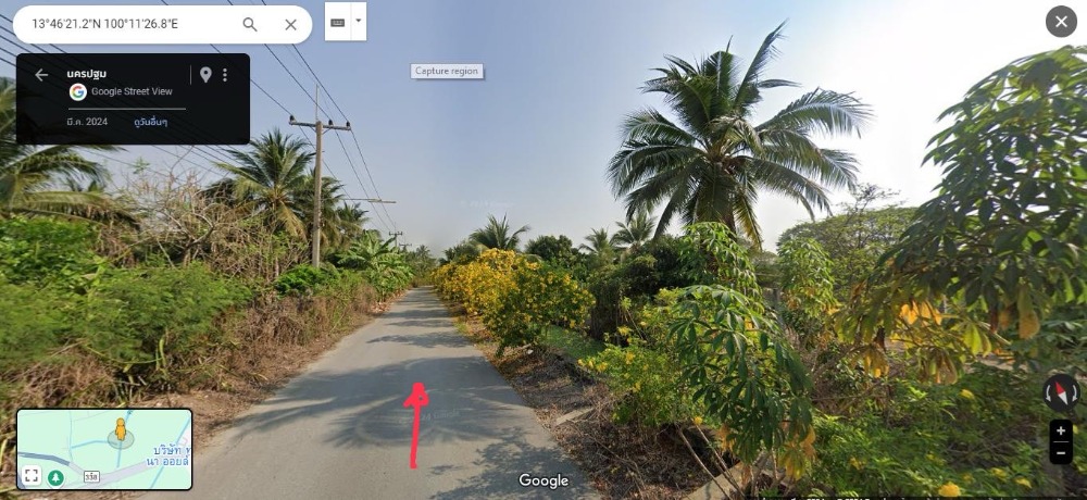 ขายที่ดินนครปฐม : ขายที่ดินเปล่า นครชัยศรี ขนาด  163 ต.ร.ว เหมาะสร้างบ้านสวน