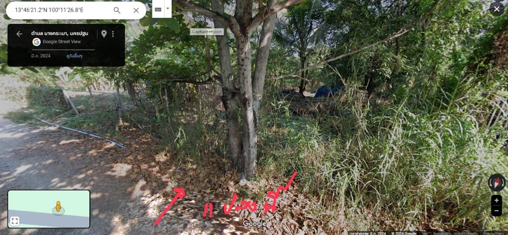 ขายที่ดินนครปฐม : ขายที่ดินเปล่า นครชัยศรี ขนาด  163 ต.ร.ว เหมาะสร้างบ้านสวน